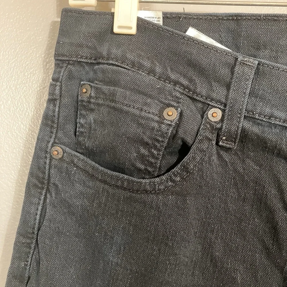 Levis 511 Slim Fit Jeans Men's 30x30 Black Excellent Waterless Denim 04511-4406